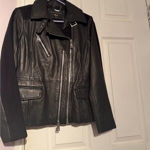 Bernardo Women's Black Leather Jacket